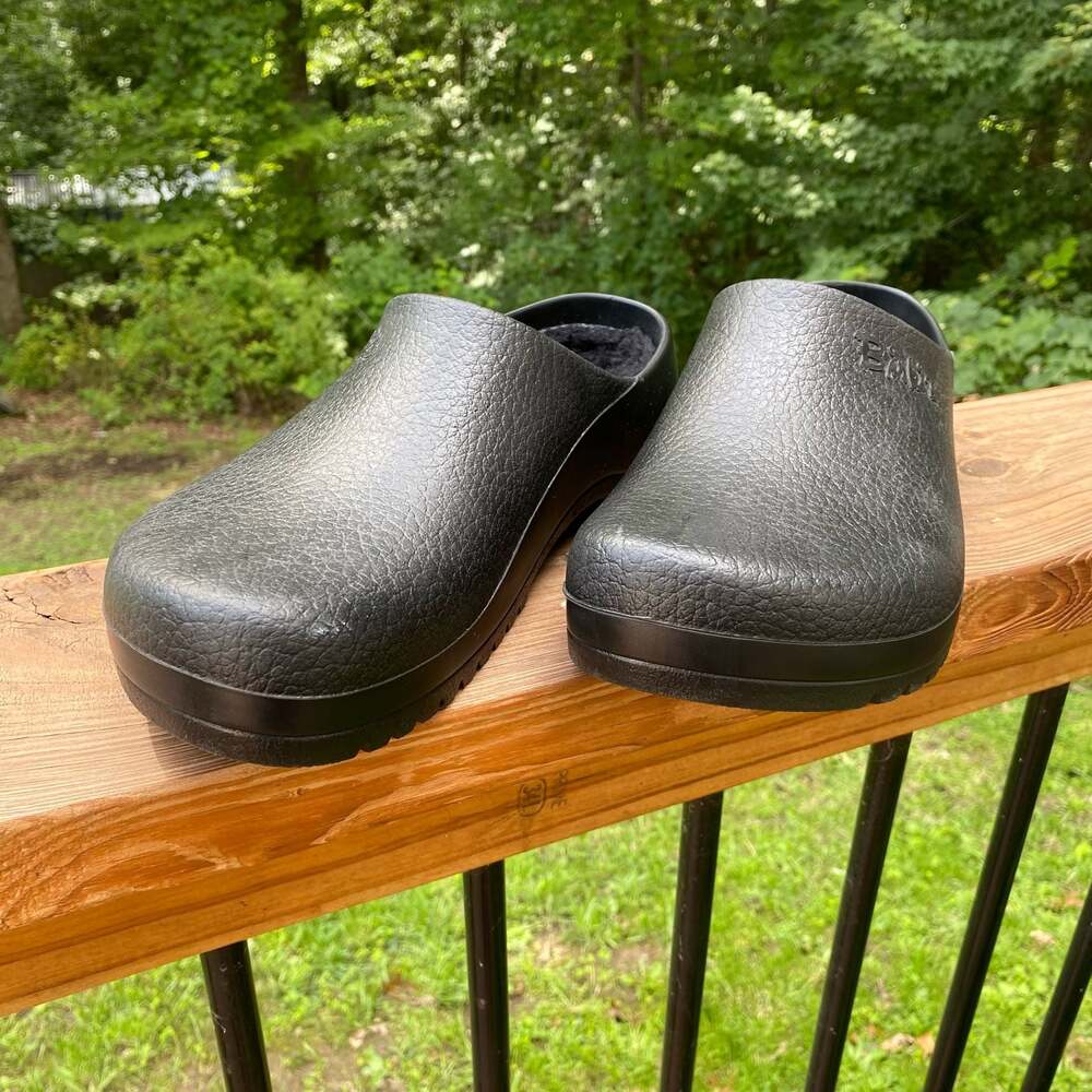 Birkenstock Profi-Birki Black Polyurethane Professional Lined Warm 46 M13